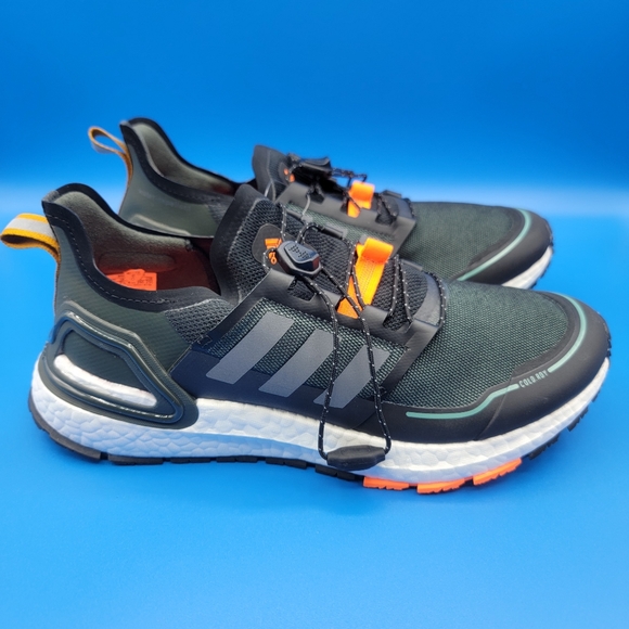 Adidas UltraBoost Cold.RDY Men's Running Shoes Size US 8 Black Orange EG9798 New - Picture 7 of 13